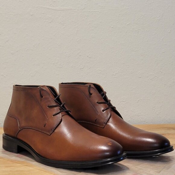 Aldo lace-up men's leather boots - Picture 4 of 6